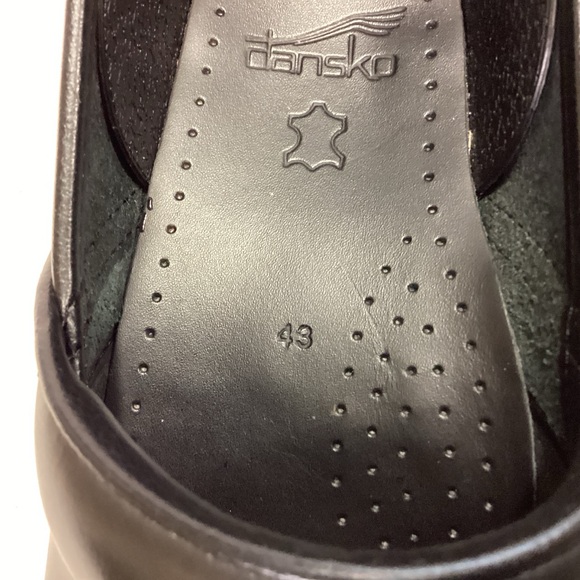 DANSKO BLACK CLOGS SZ 43EU = SZ 12.5-13US IN EUC $130 - Picture 8 of 13